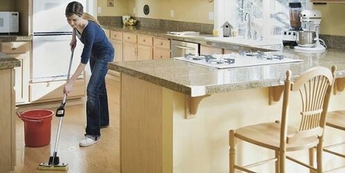 mokré čistenie ako prevencia infekcie parazitmi